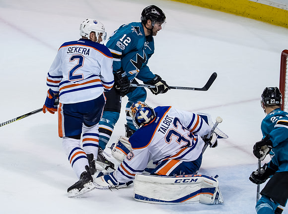 NHL: Stanley Cup Playoffs-Edmonton Oilers at San Jose Sharks