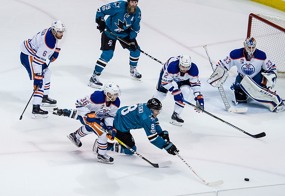 NHL: Stanley Cup Playoffs-Edmonton Oilers at San Jose Sharks