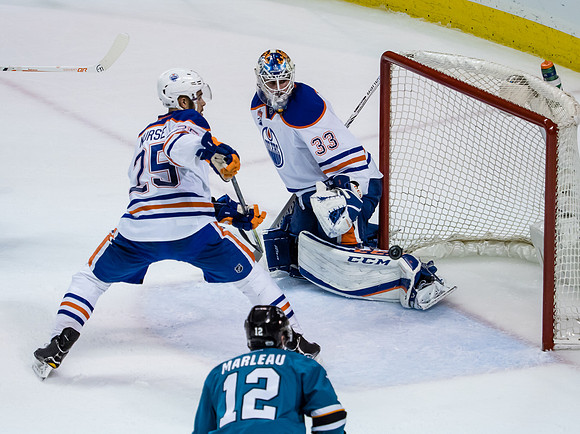 NHL: Stanley Cup Playoffs-Edmonton Oilers at San Jose Sharks