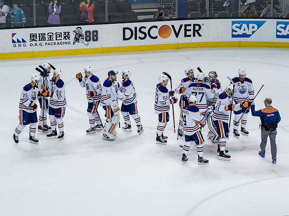 NHL: Stanley Cup Playoffs-Edmonton Oilers at San Jose Sharks