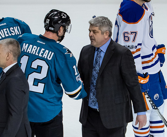NHL: Stanley Cup Playoffs-Edmonton Oilers at San Jose Sharks
