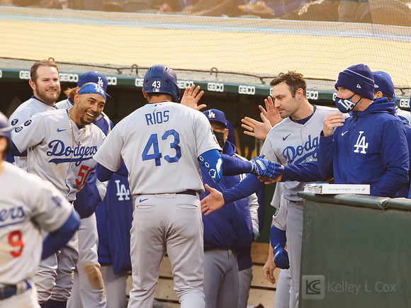 MLB: Los Angeles Dodgers at Oakland Athletics
