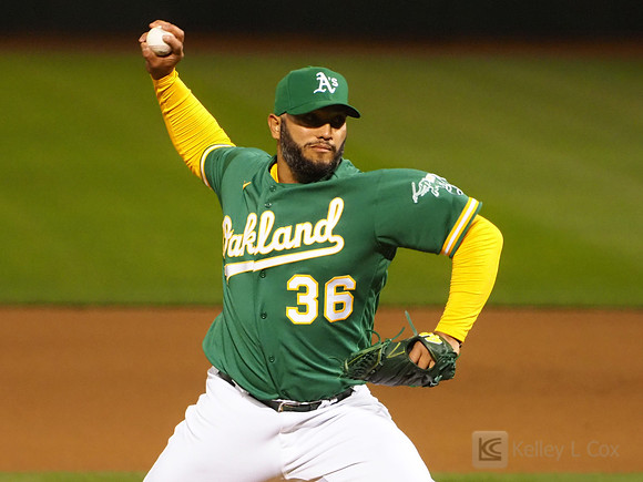 MLB: Los Angeles Dodgers at Oakland Athletics