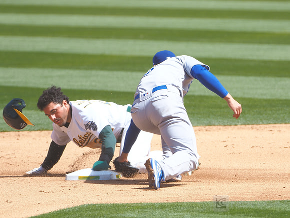 MLB: Los Angeles Dodgers at Oakland Athletics