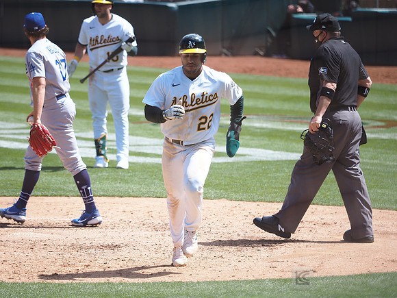 MLB: Los Angeles Dodgers at Oakland Athletics