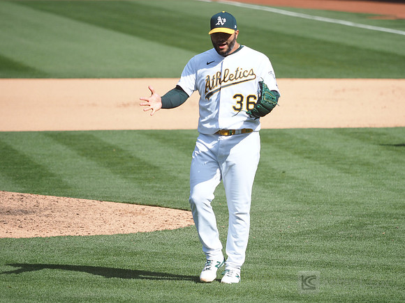 MLB: Los Angeles Dodgers at Oakland Athletics