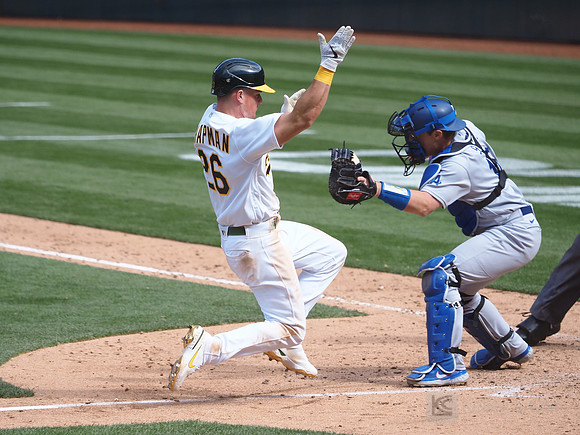 MLB: Los Angeles Dodgers at Oakland Athletics