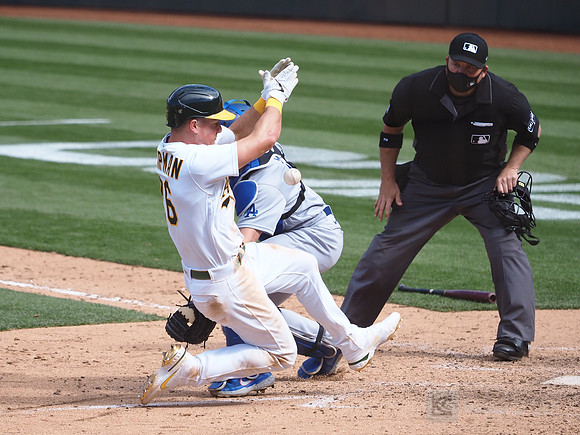 MLB: Los Angeles Dodgers at Oakland Athletics