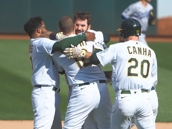 MLB: Los Angeles Dodgers at Oakland Athletics