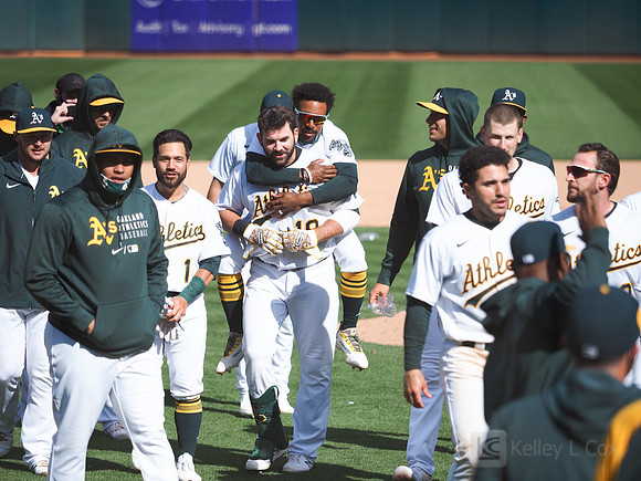 MLB: Los Angeles Dodgers at Oakland Athletics