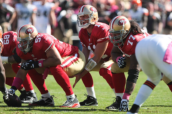 NFL: Browns at 49ers