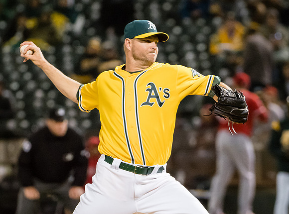 MLB: Los Angeles Angels at Oakland Athletics
