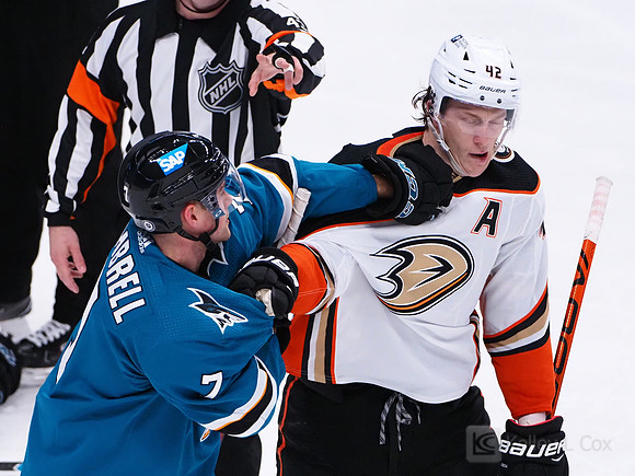NHL: Anaheim Ducks at San Jose Sharks