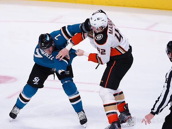 NHL: Anaheim Ducks at San Jose Sharks