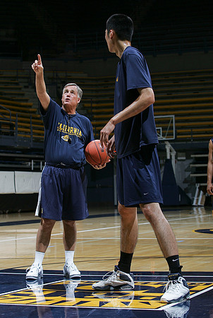 Cal Men's Basketball Practice