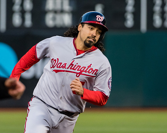 MLB: Washington Nationals at Oakland Athletics