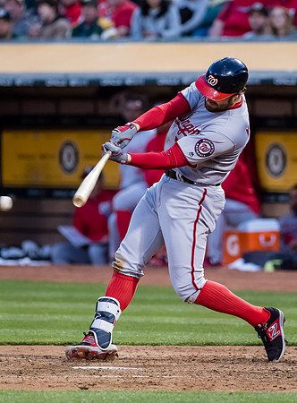 MLB: Washington Nationals at Oakland Athletics