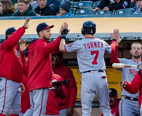 MLB: Washington Nationals at Oakland Athletics
