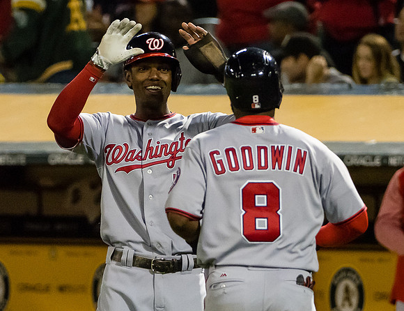MLB: Washington Nationals at Oakland Athletics