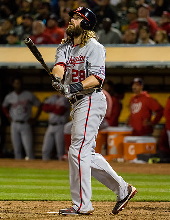 MLB: Washington Nationals at Oakland Athletics