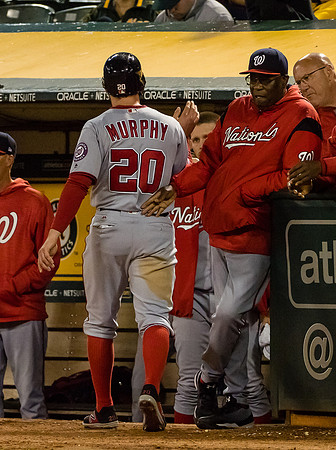 MLB: Washington Nationals at Oakland Athletics