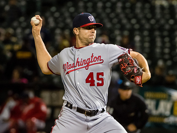MLB: Washington Nationals at Oakland Athletics