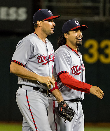 MLB: Washington Nationals at Oakland Athletics