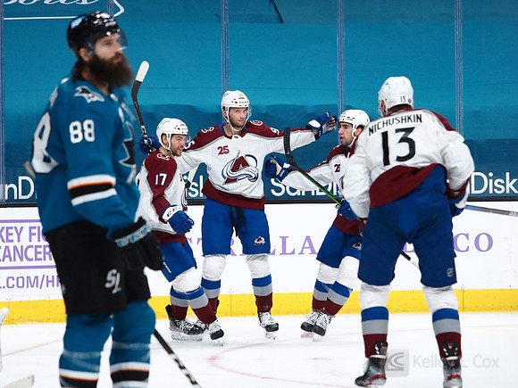 NHL: Colorado Avalanche at San Jose Sharks