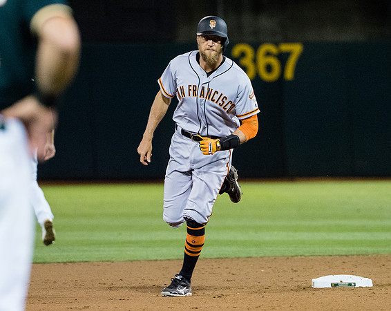 MLB: San Francisco Giants at Oakland Athletics