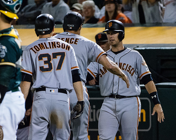 MLB: San Francisco Giants at Oakland Athletics