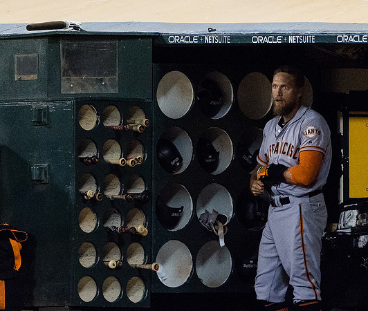 MLB: San Francisco Giants at Oakland Athletics