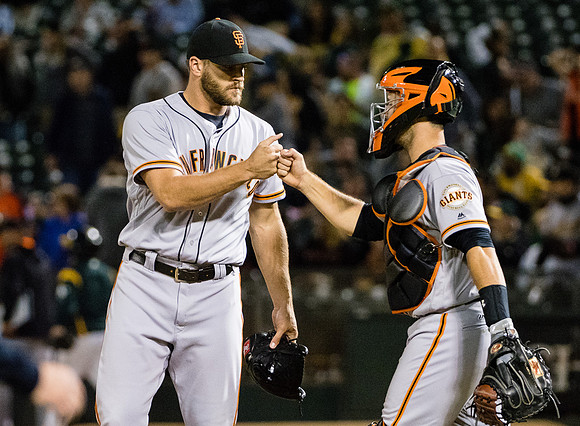 MLB: San Francisco Giants at Oakland Athletics