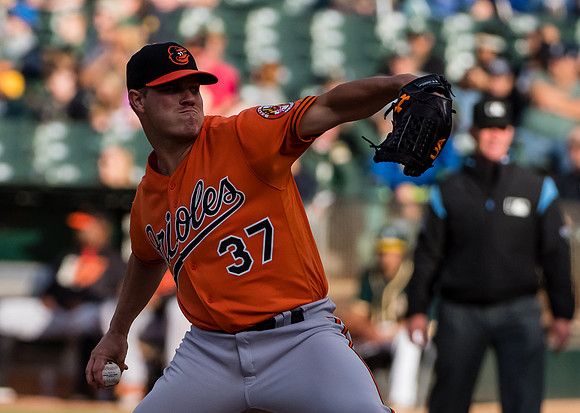 MLB: Baltimore Orioles at Oakland Athletics
