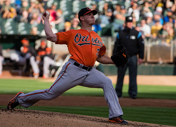 MLB: Baltimore Orioles at Oakland Athletics
