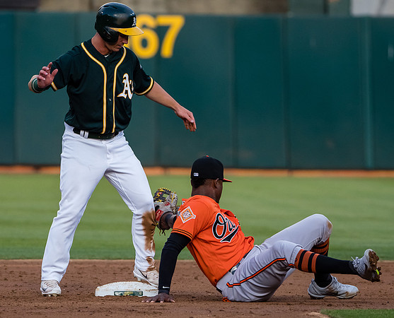 MLB: Baltimore Orioles at Oakland Athletics