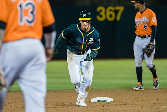 MLB: Baltimore Orioles at Oakland Athletics