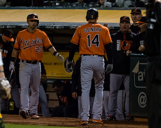 MLB: Baltimore Orioles at Oakland Athletics