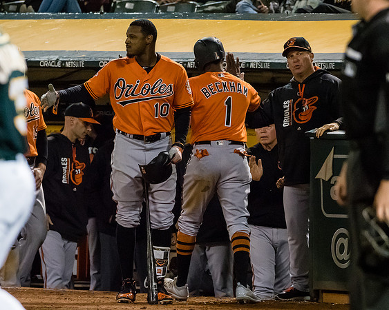 MLB: Baltimore Orioles at Oakland Athletics