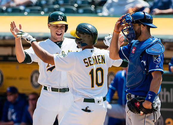 MLB: Kansas City Royals at Oakland Athletics