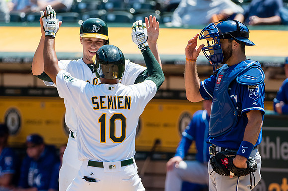 MLB: Kansas City Royals at Oakland Athletics