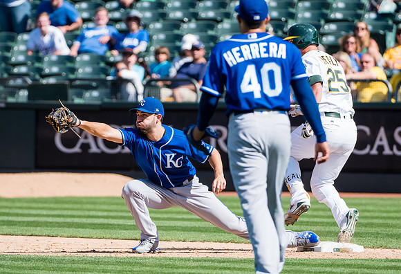 MLB: Kansas City Royals at Oakland Athletics