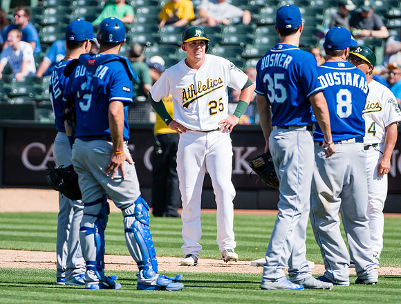 MLB: Kansas City Royals at Oakland Athletics