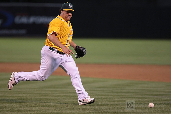 MLB: Texas Rangers at Oakland Athletics