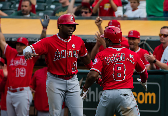 MLB: Los Angeles Angels at Oakland Athletics