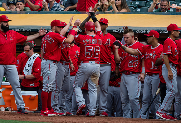 MLB: Los Angeles Angels at Oakland Athletics