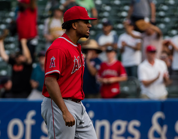 MLB: Los Angeles Angels at Oakland Athletics