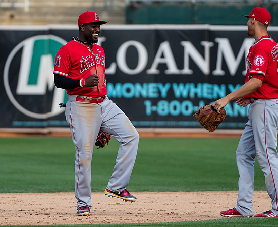 MLB: Los Angeles Angels at Oakland Athletics