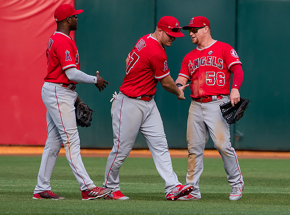 MLB: Los Angeles Angels at Oakland Athletics