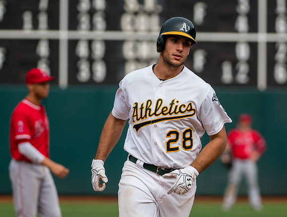 MLB: Los Angeles Angels at Oakland Athletics