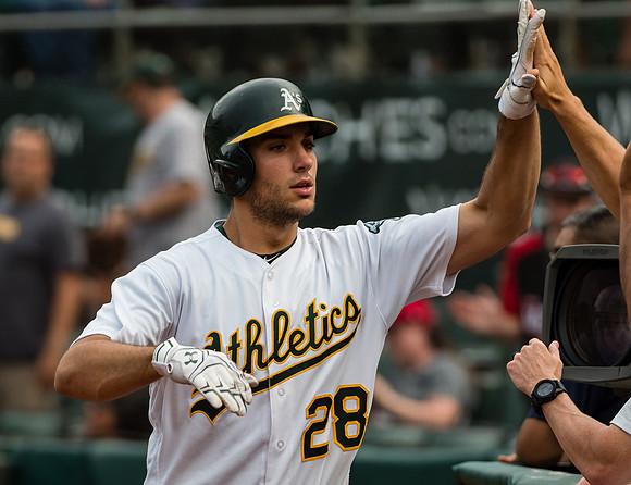 MLB: Los Angeles Angels at Oakland Athletics